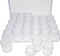 The Beadsmith Personality Case - Clear Storage Organizer Box, 6.4 x 5.4 x 1.25 inches - Includes 30 Small Containers with lids – 1 x 1.1 inches, Bead Holder